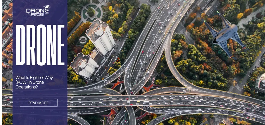 Right of way in drone operations