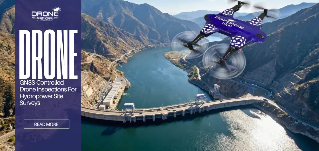 drone inspection for hydropower site