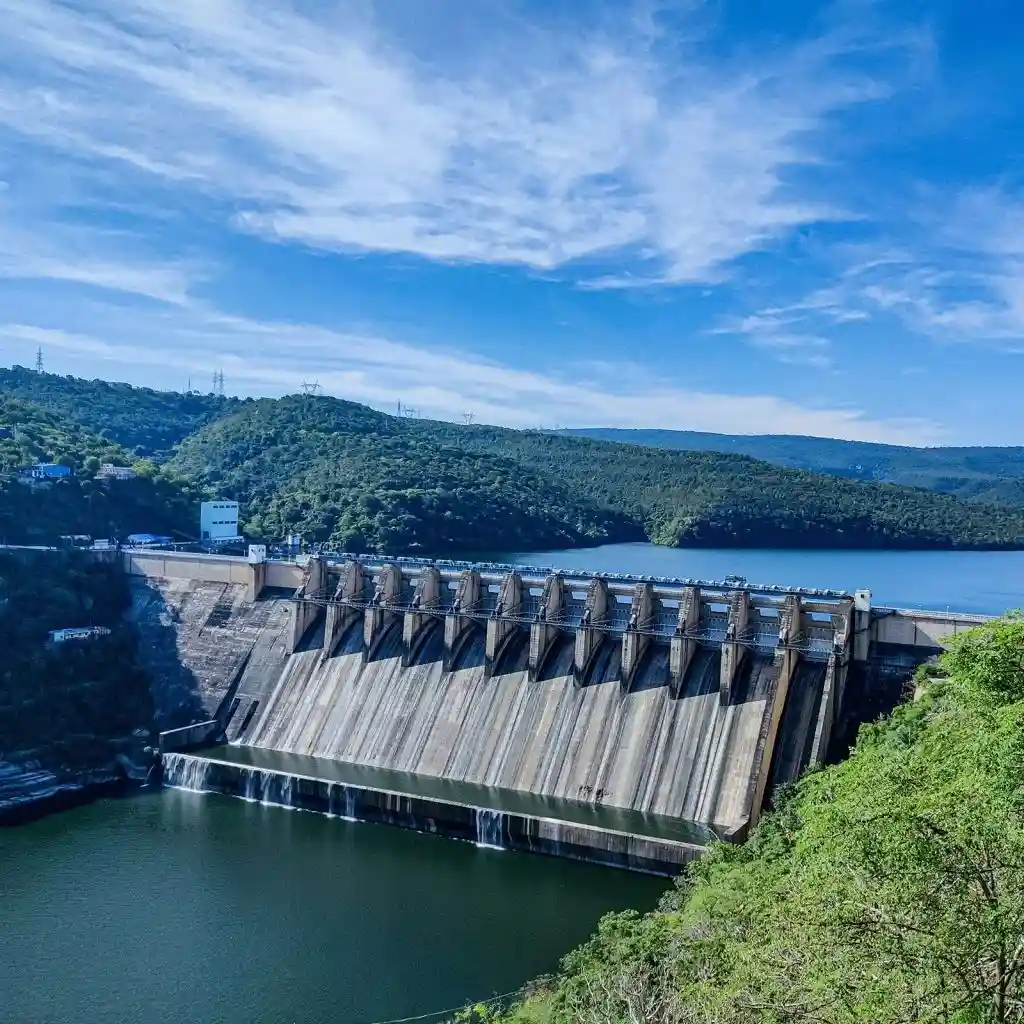 wind turbine and hydroelectric sites